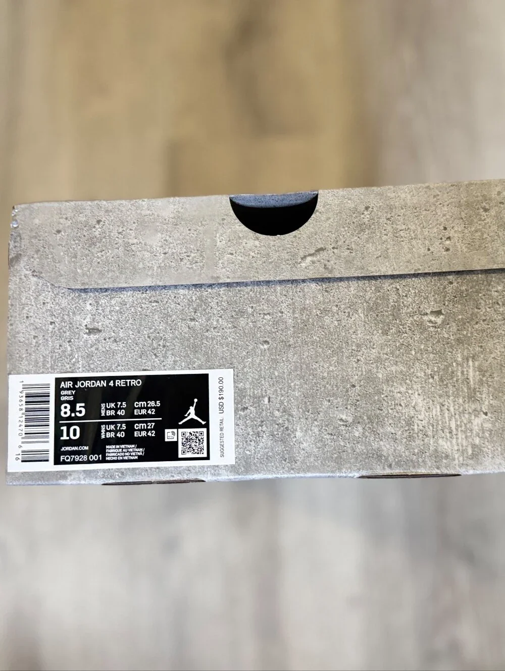 Jordan 4 Retro Se Grey 8.5